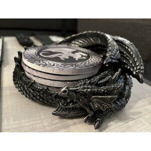 New Dragon Coaster Holder with 4 Coaster Set